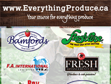 Tablet Screenshot of everythingproduce.ca